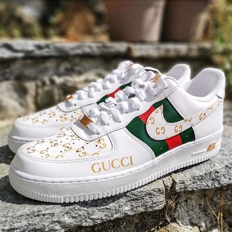 gucci custom air force|custom air force 1 sneakers.